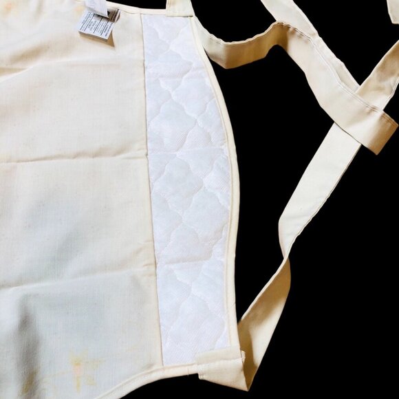 80s Mushrooms Vegetable Medley Half Apron Cottagecore Kitchen Cambridge Textile - Picture 4 of 10